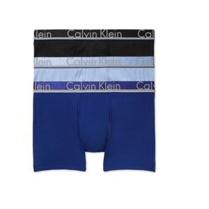 NWT Calvin Klein Men's Microfiber Boxer Briefs 3 Pack Size XL $45 H035